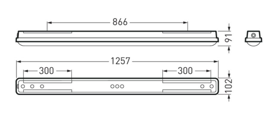 Trilux OleveonF 12 B 2300-840 ET