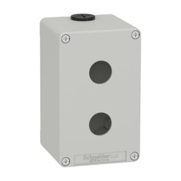 Schneider Electric Leergehäuse XAP, Metall grau, für 2x22mm XAPD2502