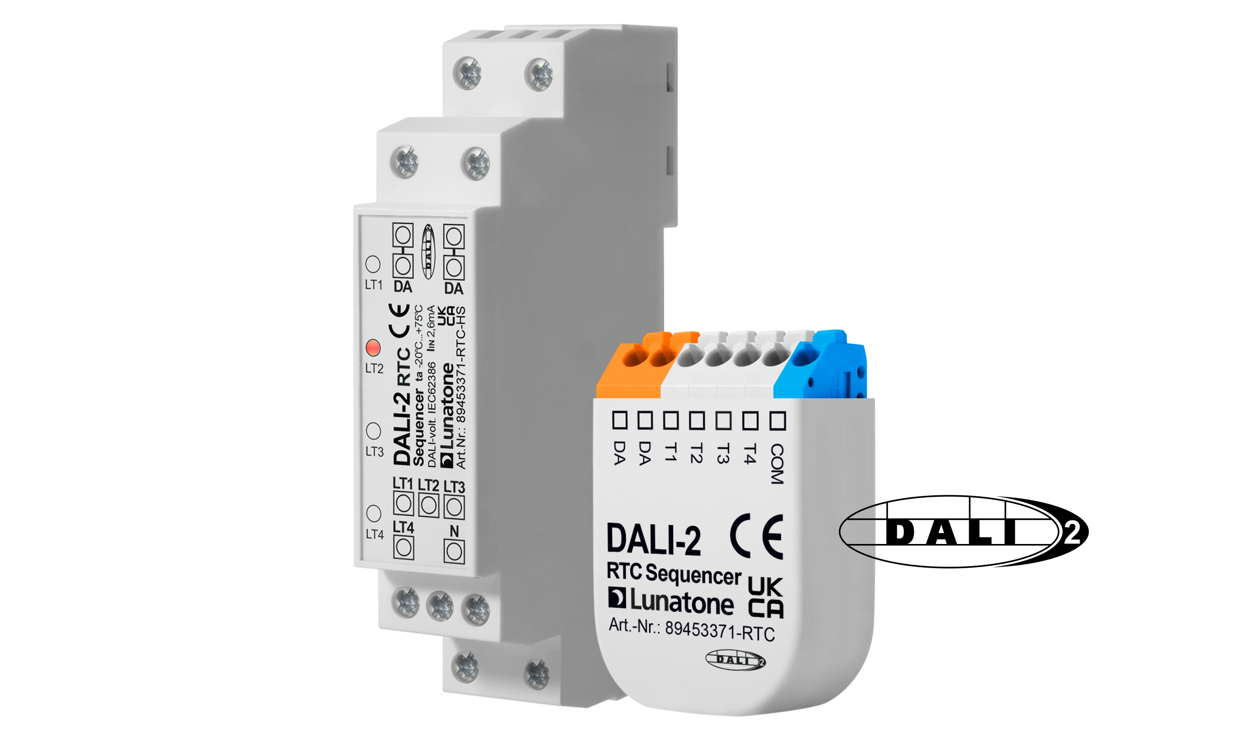 Lunatone DALI-2 RTC Sequencer DIN Rail - 89453371-RTC-HS
