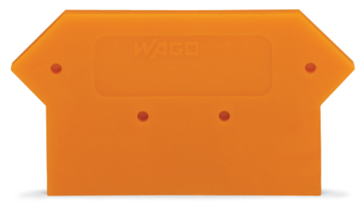 WAGO GmbH & Co. KG Abschlußplatte orange, 2,5mm 284-317