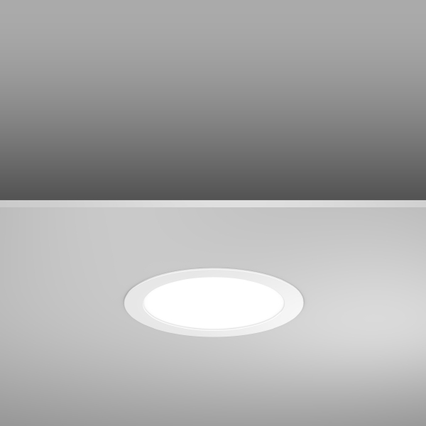 RZB Lighting LED Installation Downlight Toledo Flat LED / 17W-4000K D255, H23.8 - 901453.002.1 RZB Lighting LED Installation Downlight Toledo Flat LED / 17W-4000K D255, H23.8 - 901453.002.1