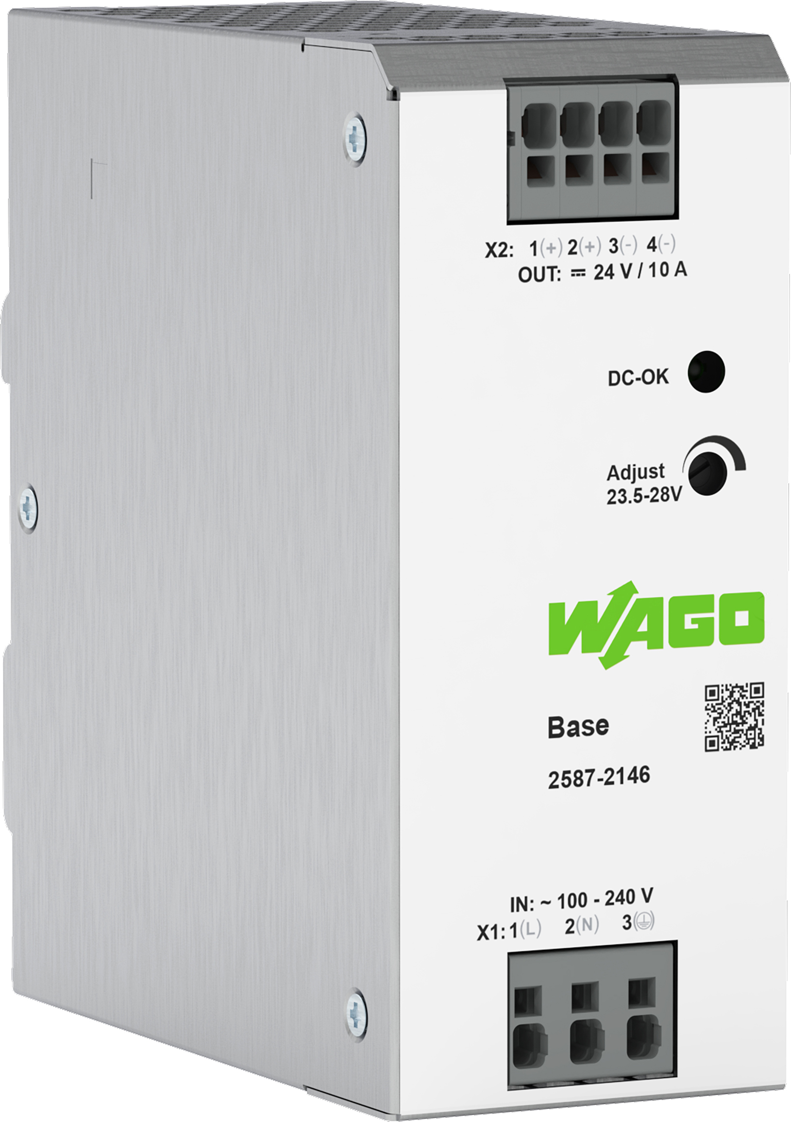WAGO GmbH & Co. KG Primär getakt. Stromverso. Base,1-phasig 2587-2146