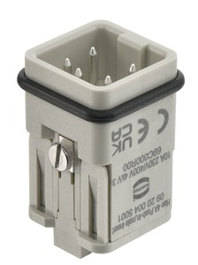 Harting Einsätze, Push-In, Stift, Polycarbonat (PC) 09200045001
