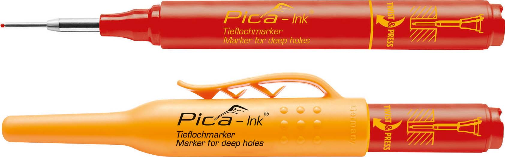 Cimco Werkzeuge INK Tieflochmarker rot 21 2187