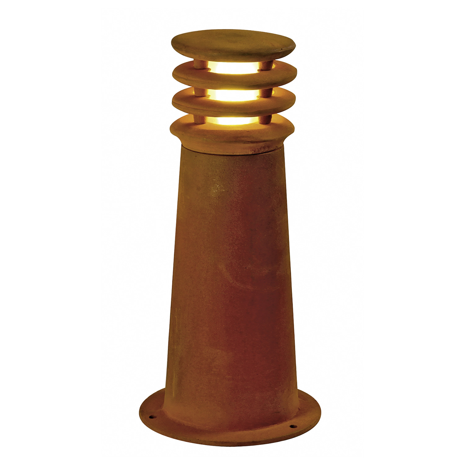 SLV RUSTY® 40, Outdoor Standleuchte, TC-DSE, IP55, rund, stahl gerostet, Ø/H 19/40 cm, max. 11W - 229020 SLV RUSTY® 40, Outdoor Standleuchte, TC-DSE, IP55, rund, stahl gerostet, Ø/H 19/40 cm, max. 11W - 229020