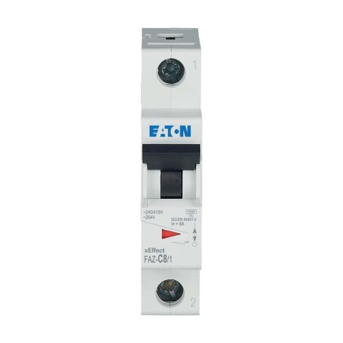 Eaton Leitungsschutzschalter C 8A, 1p FAZ-C8/1 - 278556