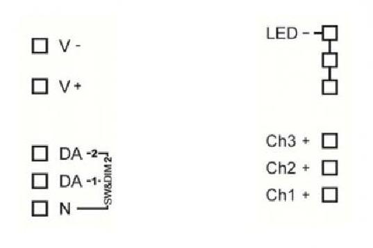 Lunatone LED-Dimmer DALI 3Ch CC 700mA GM