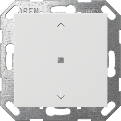 Gira Taster Wippe KNX, 1f, Reinweiß 517203