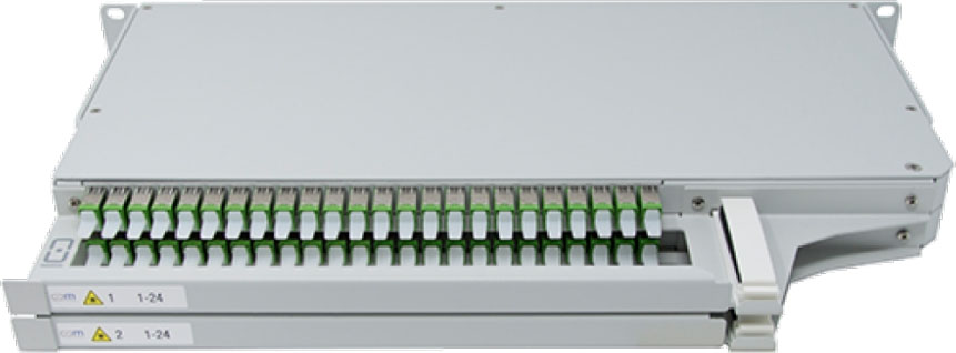 Connect Com Patchpanel 1HE re Fanout 24x E2000/APC Kuppl. 952173