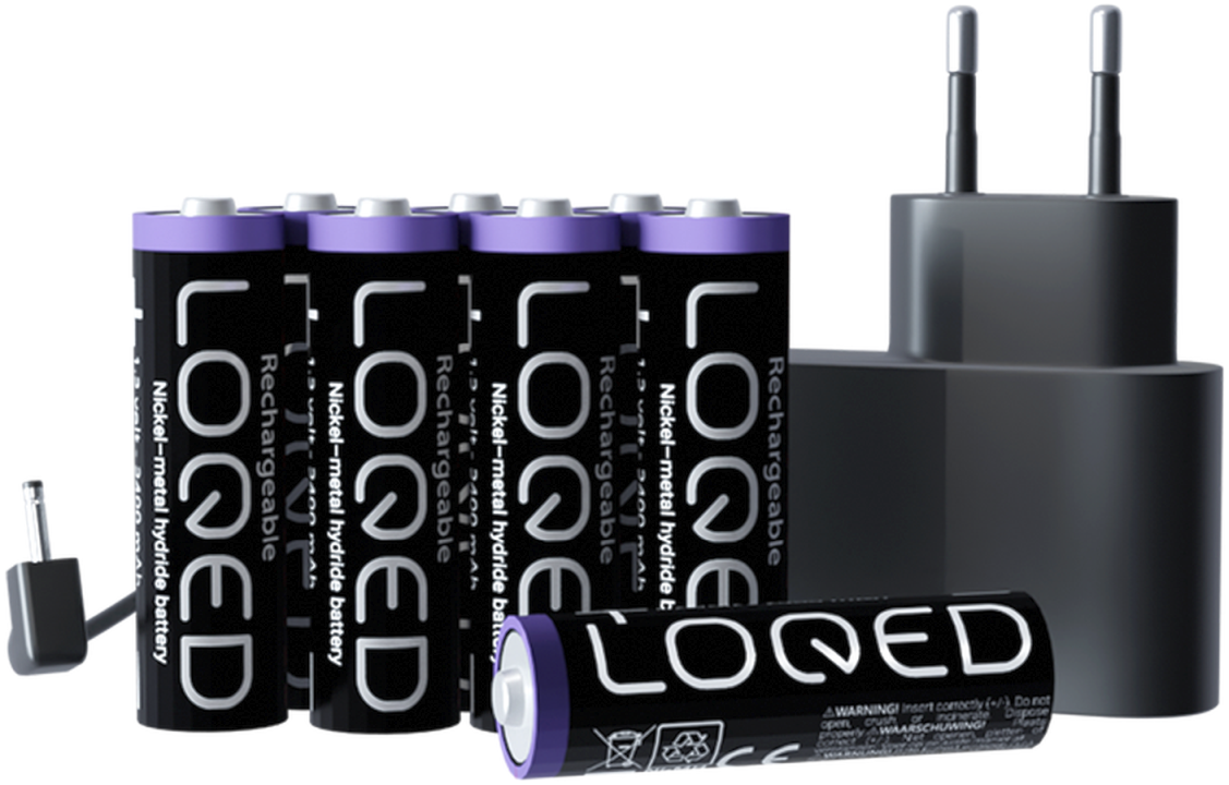 Shelly LOQED Power Kit Erweiterung für Smartes Türschloss 8x Akkus enthalten