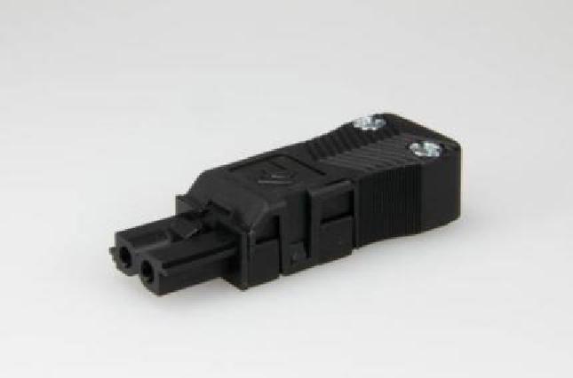 Adels Contact Steckerbuchse AC 164 BUF/2 schwarz 