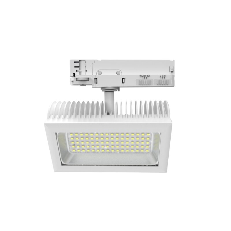 DOTLUX LED tracklight FLEXAtrack max.32W POWERselect & COLORselect 100Grad white - 5772-099100