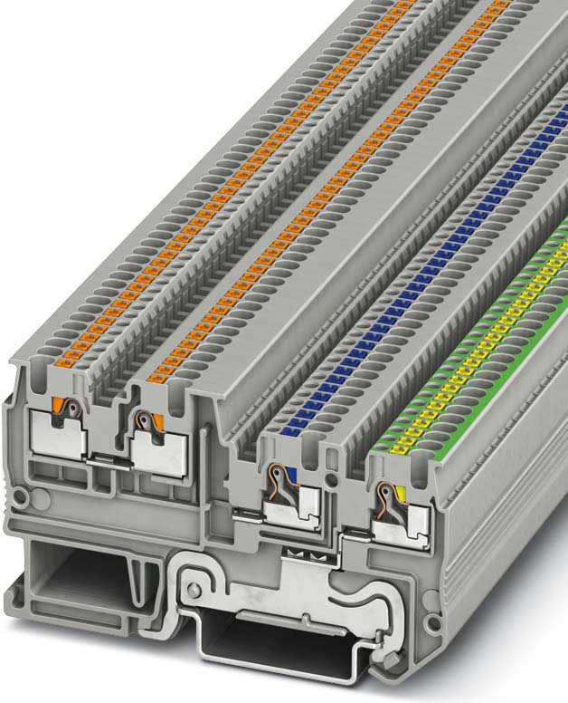 Phoenix Contact Inst.schutzleiterklemme 0,14-1,5qmm, grau PTIO 1,5/S/3-PE - 3244449