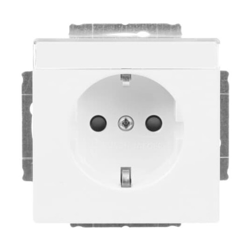 Busch-Jaeger SCHUKO Steckdosen-Einsatz studioweiß 2300 EUCB-84 - 2CKA002013 günstig online kaufen