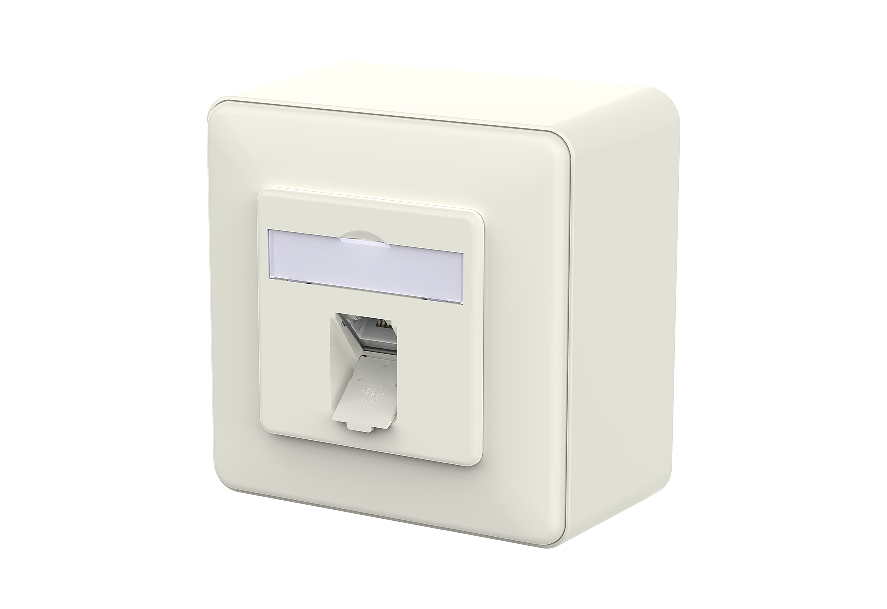 Metz Connect RJ45 Anschlussdose LSA++ reinweiß 130E370002-I