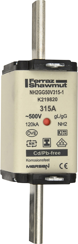 Mersen NH-Sicherungseinsatz SG Gr.2 gG 315A/500V KM NH2GG50V315-1