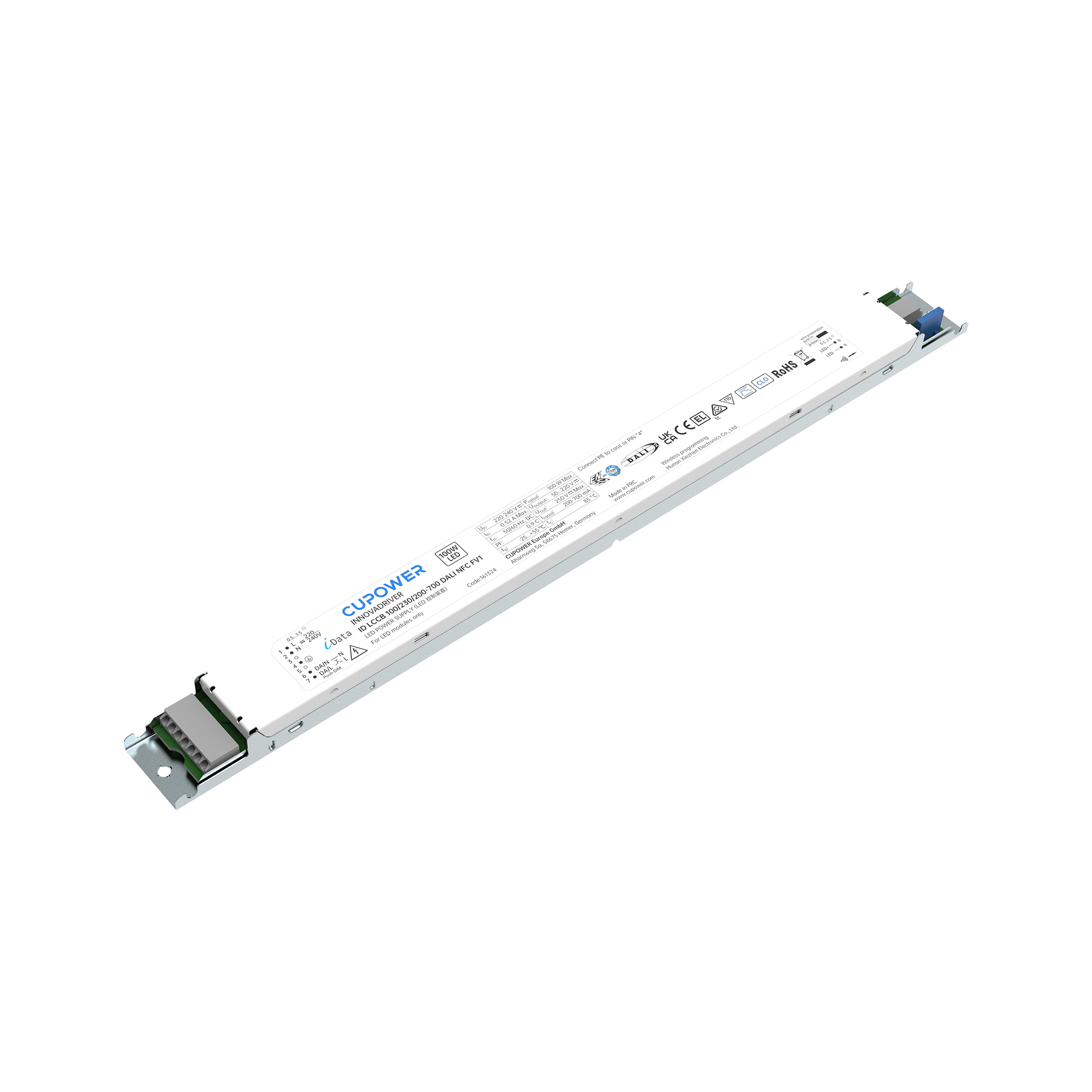 Cupower LED-Treiber dimmbar ID LCCB 100/230/200-700 DALI NFC FV1 - 160068 Cupower LED-Treiber dimmbar ID LCCB 100/230/200-700 DALI NFC FV1 - 160068