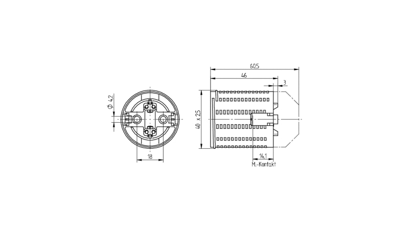 BJB Lampenfassung E27 für Allgebr.-Glühlampe 22.317.3901.50 - Schwarz - 22.317.3901.50