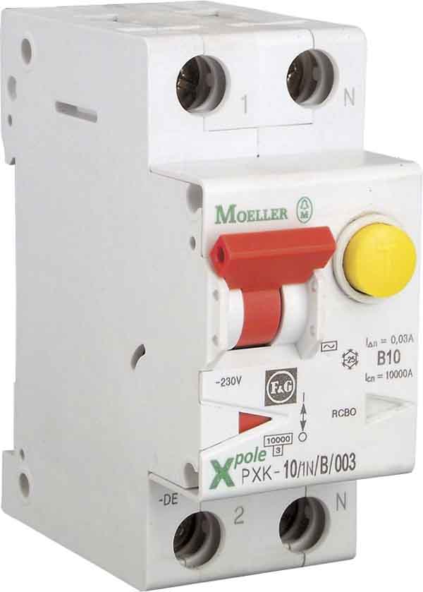 Eaton FI/LS-Kombischalter B 13A 1p+N, 30mA PXK-B13/1N/003-A - 236947