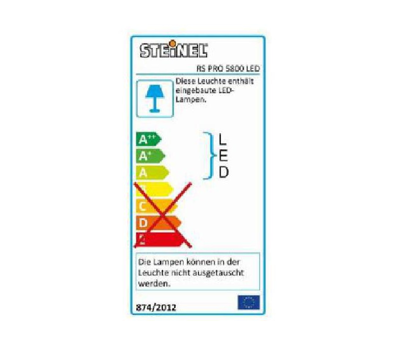 Steinel Professional LED HF-Sensorfeuchtraumleuchte RS PRO 5800 LED 4000K 33W