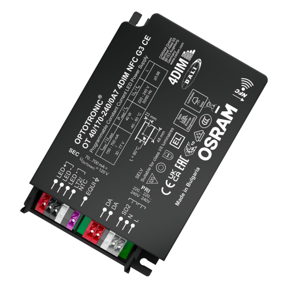 Osram LED-Treiber OT 40/170-240/0A7 4DIM NFC G3 CE - 4062172218931