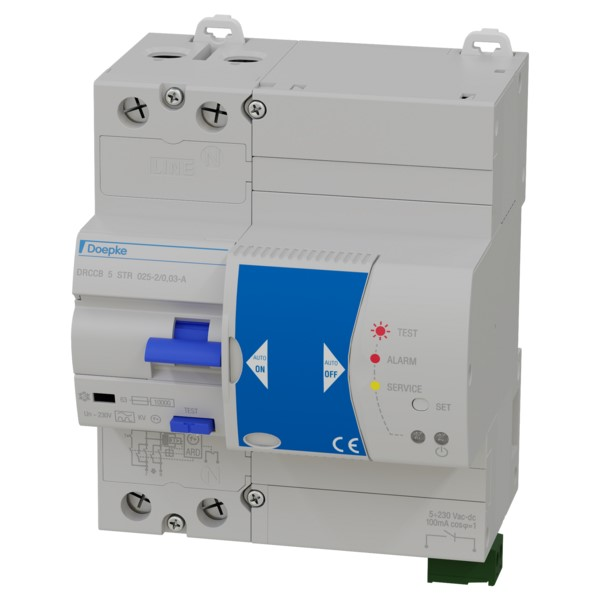 Doepke Fehlerstromschutzschalter Selftest Restart DRCCB5STR025-2/0,03A