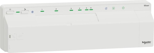 Schneider Electric Wiser Verteilerleiste Fu.Heizen/Kühlen 24V CCTFR6620 - CCTFR6620