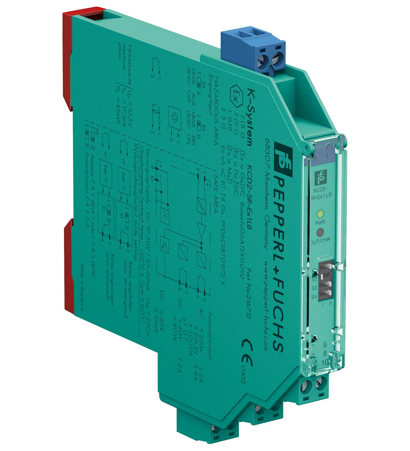 Pepperl+Fuchs Fabrik Schaltverstärker KCD2-SR-Ex1.LB