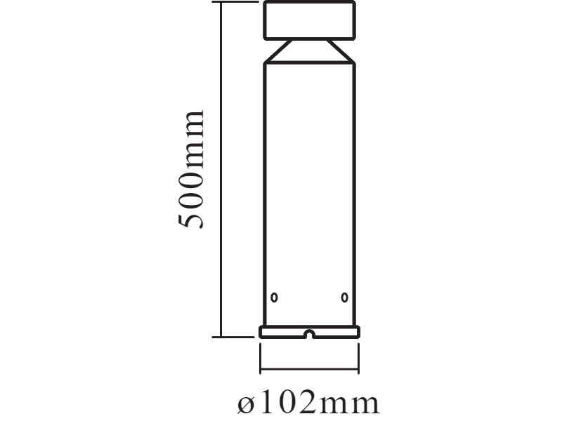 Ledvance LED decorative outdoor luminaire ENDURA STYLE CYLINDER 500 6 W ST - 4058075205376