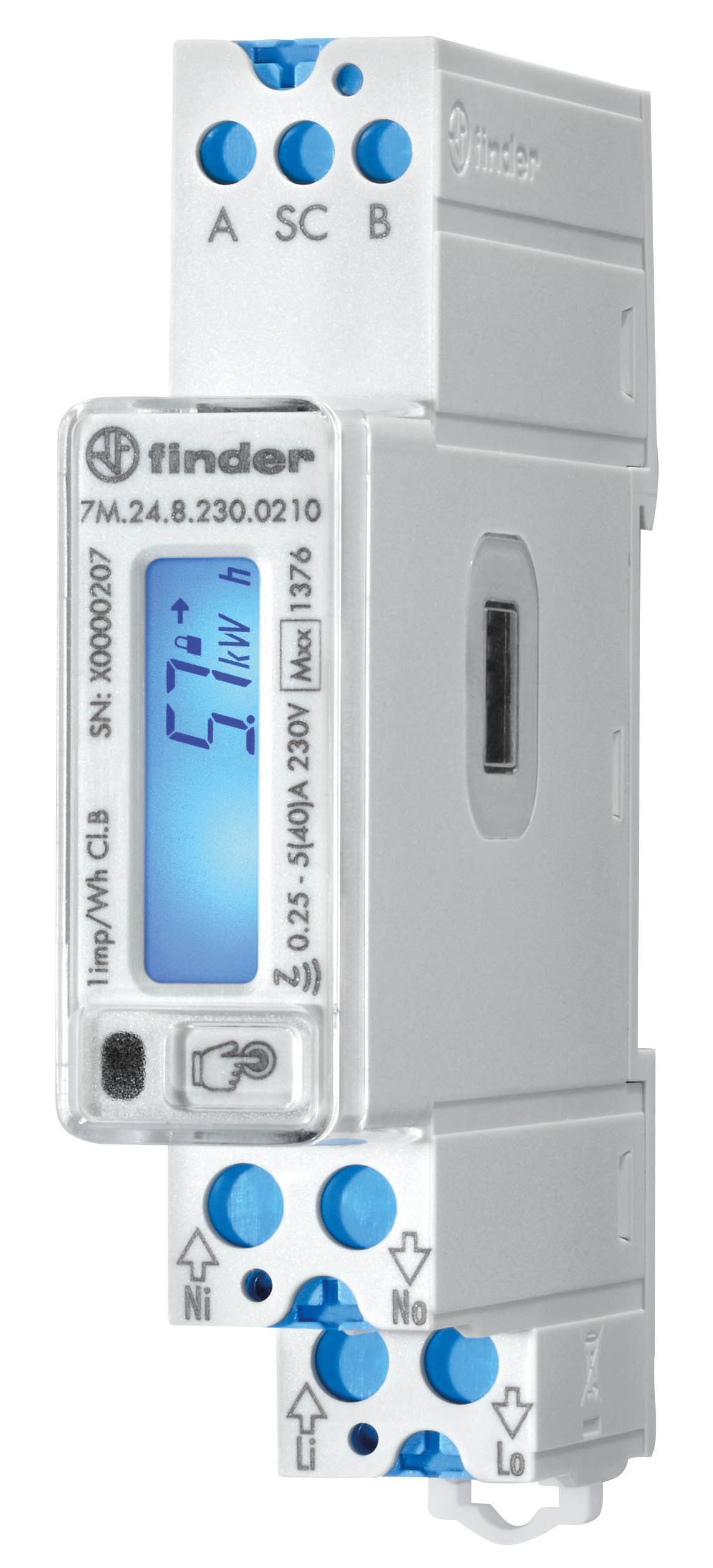 Finder Energiezähler 7M.24.8.230.0210