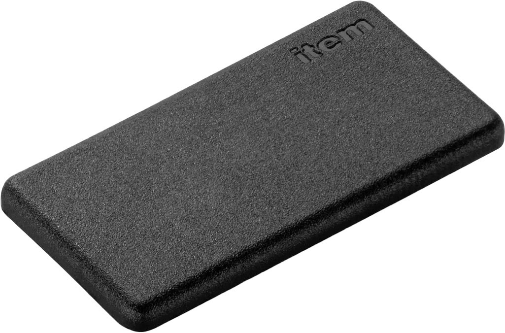 Item Abdeckkappe 40x20 schwarz 0.0.370.11