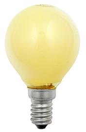 Scharnberger+Hasenbein Tropfenlampe 45x75mm E14 230V 25W gelb 40267