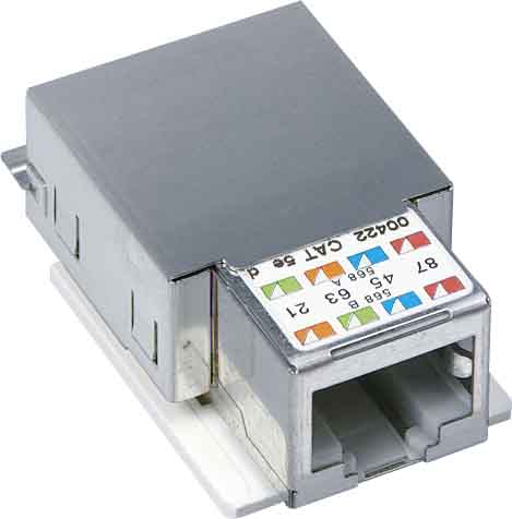 Reichle&De-Massari Anschlussmodul Cat.5e,1xRJ45/s 925370