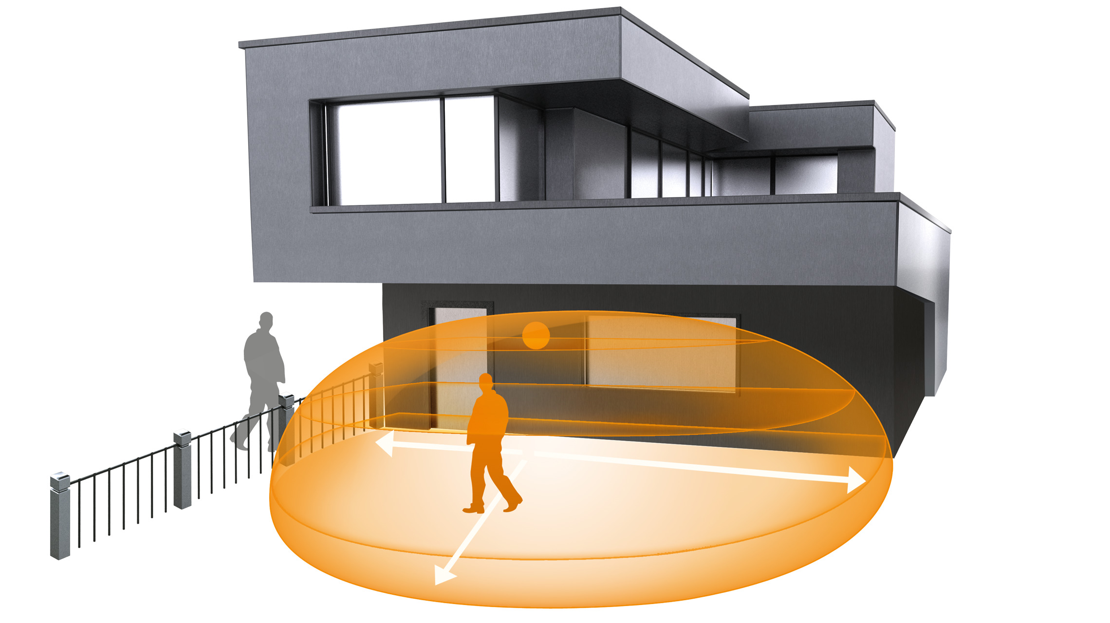 Steinel Bewegungsmelder IHF 3D Sensor schwarz