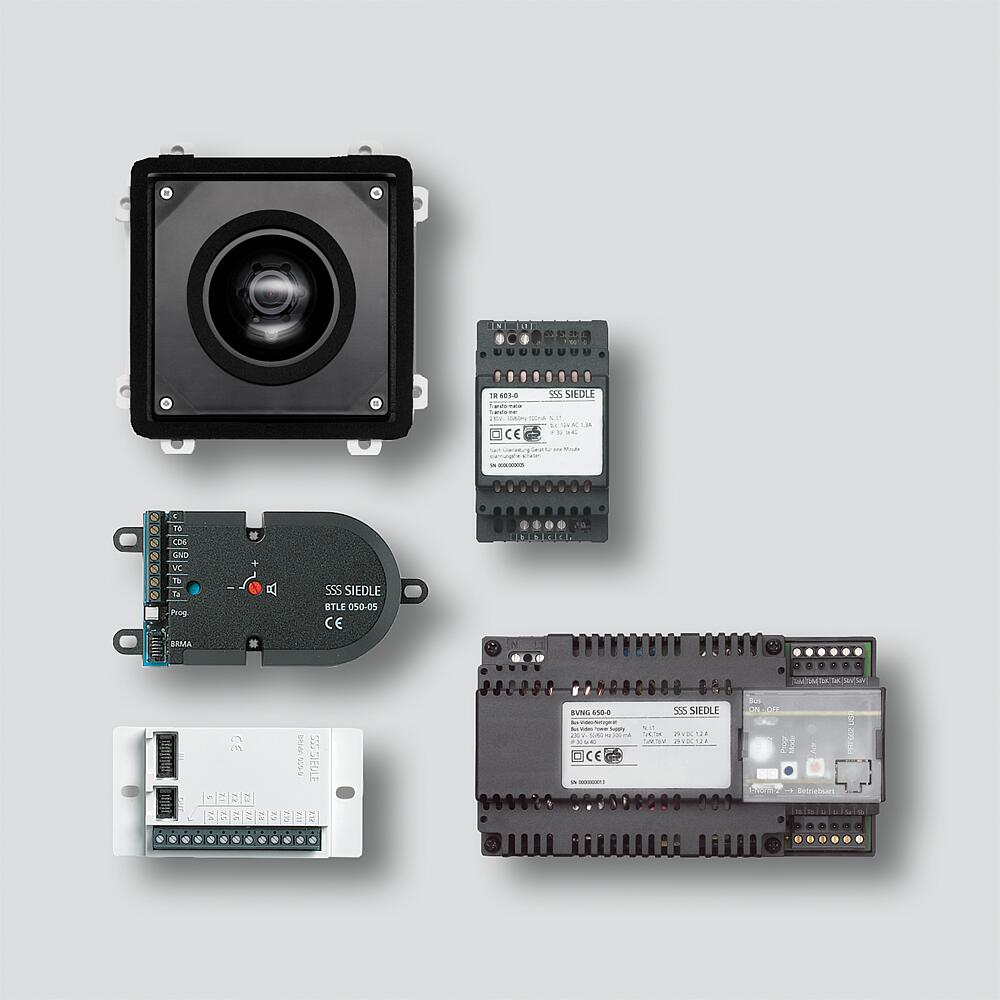 Siedle&Söhne Einbau-Kit Video Schwarz KIT EV 058-0
