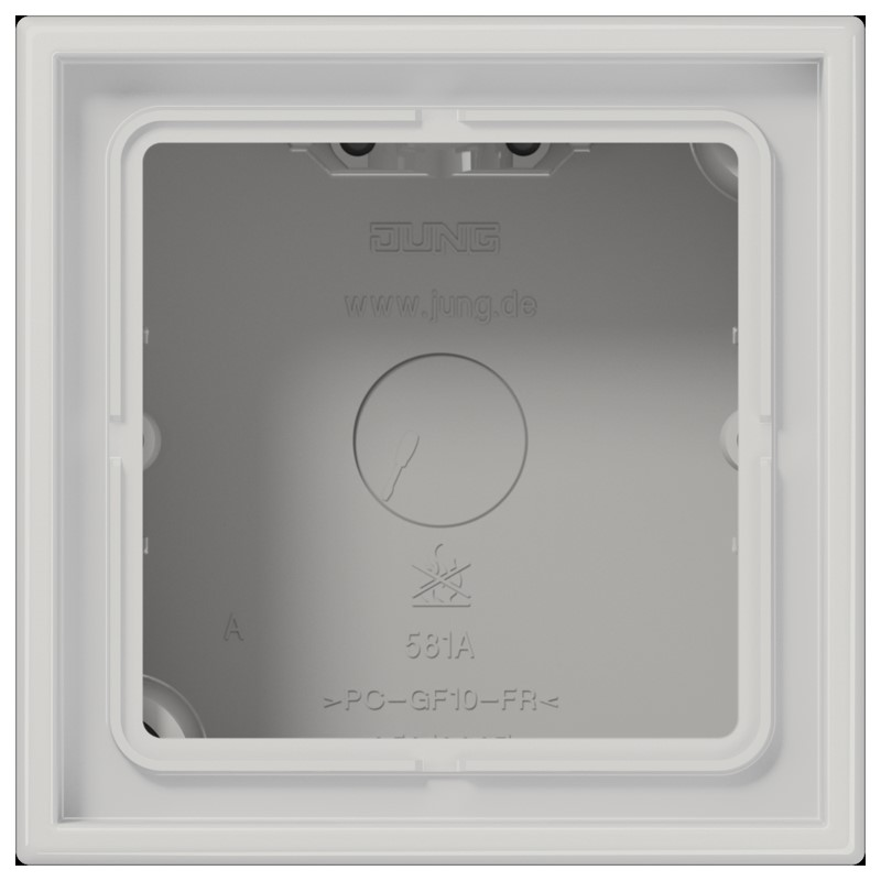 Jung Aufputz-Kappe 1fach lgr LS 581 A LG