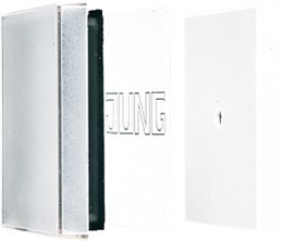 Jung Wippe Schriftfeld transp. für Schalter/Taster A 590 NA GL - A590NAGL