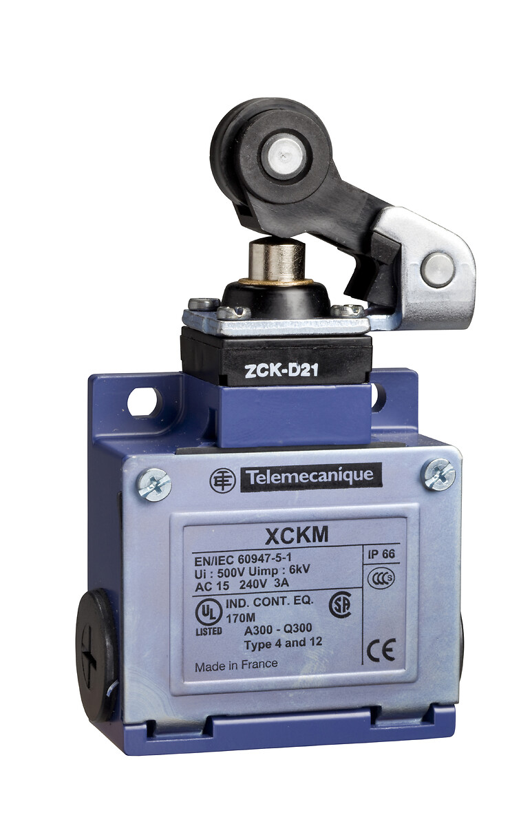 Telemechanique Sensors Positionsschalter IP66 K,ÖS m.Rollenh. XCKM121