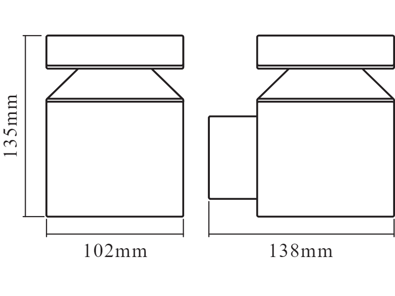 Ledvance Dekorative LED-Außenleuchte ENDURA STYLE CYLINDER Wall 6 W ST - 4058075205338