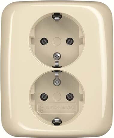 Busch-Jaeger SCHUKO-Doppelsteckdose 202 EUJ-212 - 2TKA00003895 günstig online kaufen
