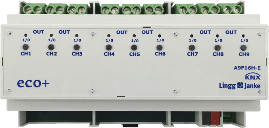 Lingg&Janke Schaltaktor 9-fach 16A A9F16-E A9F16H-E