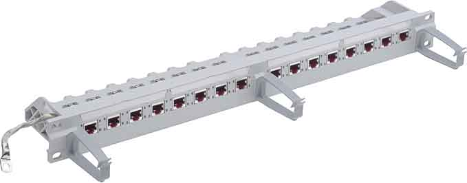 Reichle&De-Massari Patchpanel 1HE Kat6A, 24xRJ45 509882