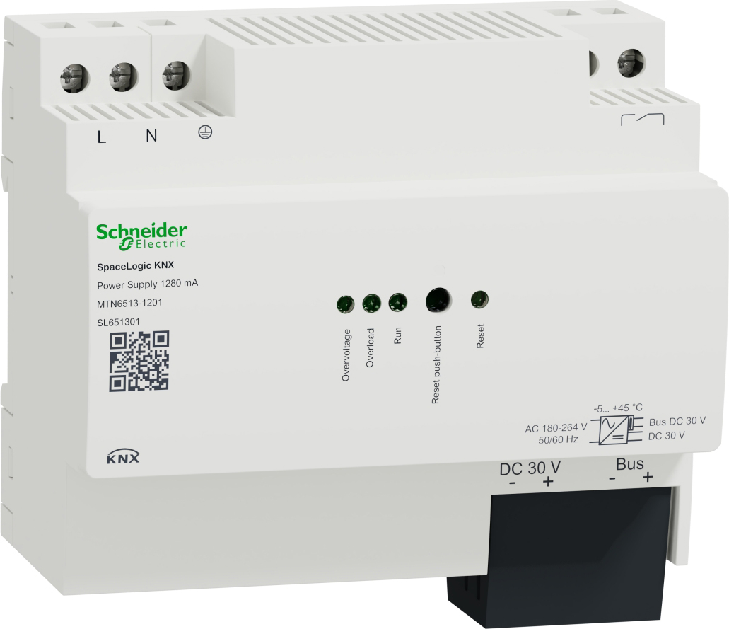 Schneider Electric Spannungsversorgung SpaceLogicKNX,1280mA MTN6513-1201 Schneider Electric Spannungsversorgung SpaceLogicKNX,1280mA MTN6513-1201
