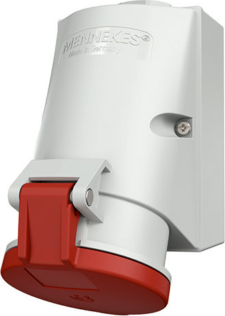 Mennekes Wanddose TwinCONTACT 32A,5p,6h,400V,IP44 422