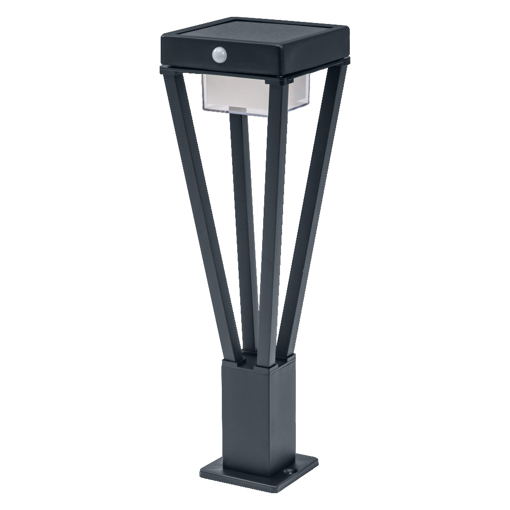 Ledvance LED outdoor wall and bollard light with solar and sensor ENDURA STYLE solar BOUQUET 50cm Post sensor black – 4058075564565