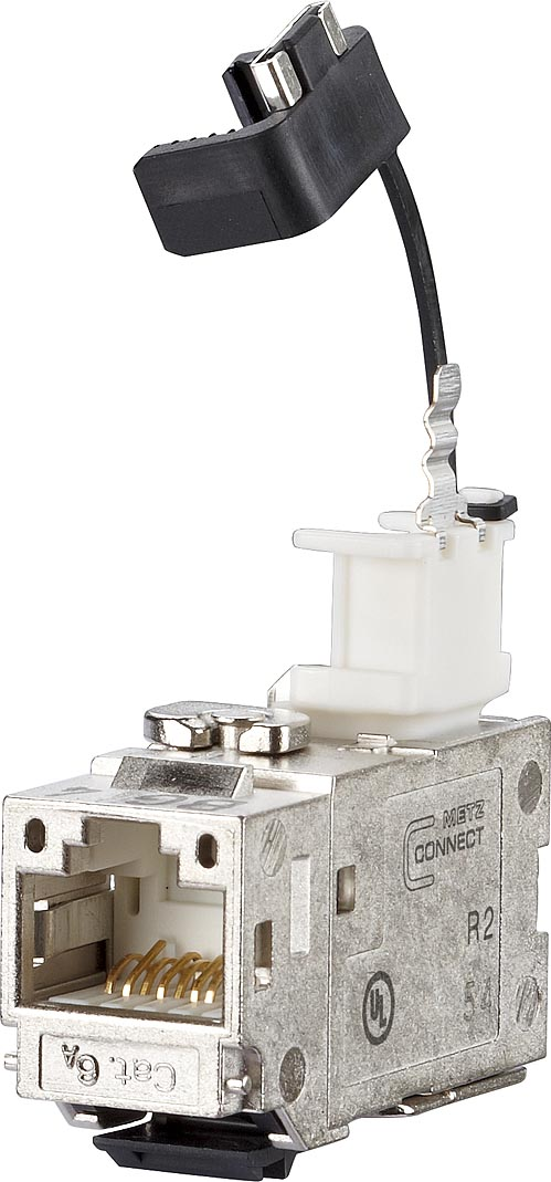 Metz Connect C6Amodul K 90Grd Jack Cat.6A 130B23-E