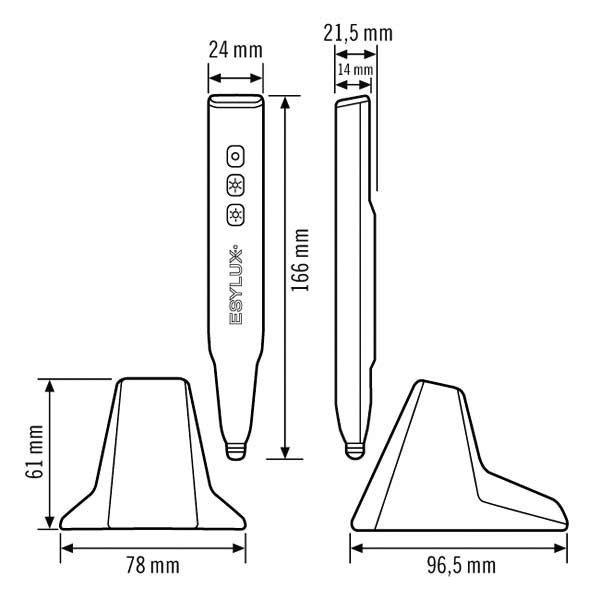 ESYLUX IR-Lichtsteuergerät All-in-One Bluetooth ESY-Pen - EP10425356