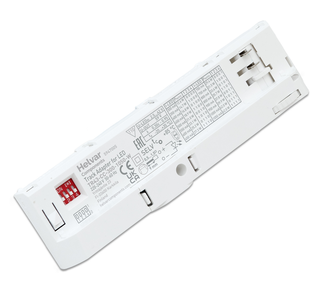 Helvar LED-Treiber TR43-CC-300-1050 WHITE  - 5947005