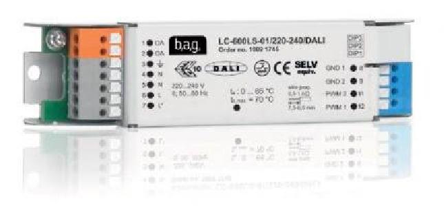 BAG electronics DALI PWM Konverter LC-600LS-01/220-240/DALI