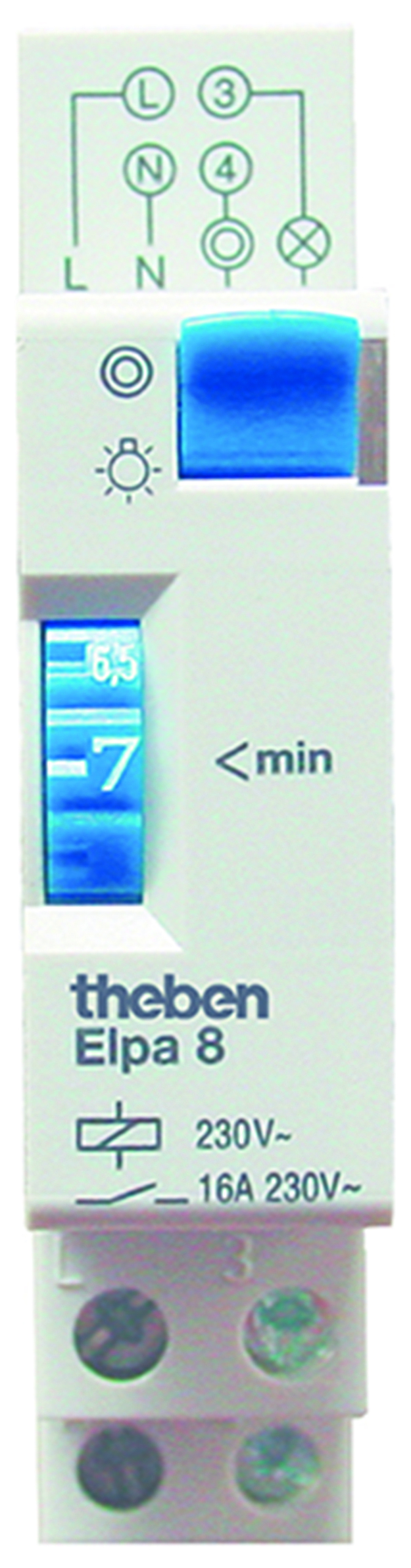 Theben Treppenlicht-Zeitschalter 1S, 1-7min ELPA 8 - 80002 günstig online kaufen